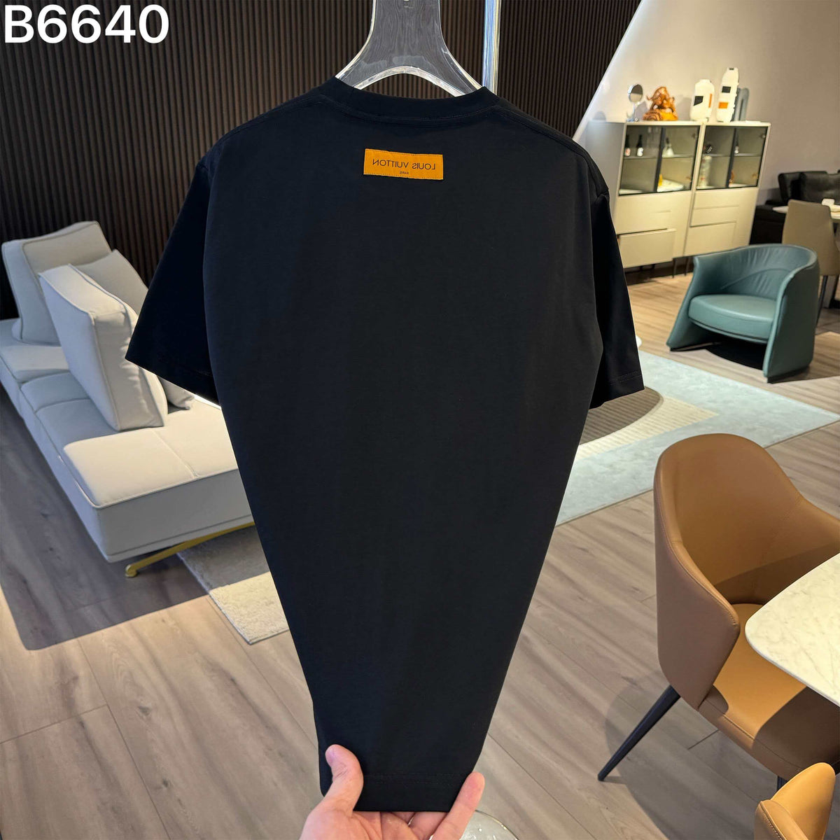 26ss new embroidery craft logo letter short sleeved shirt
