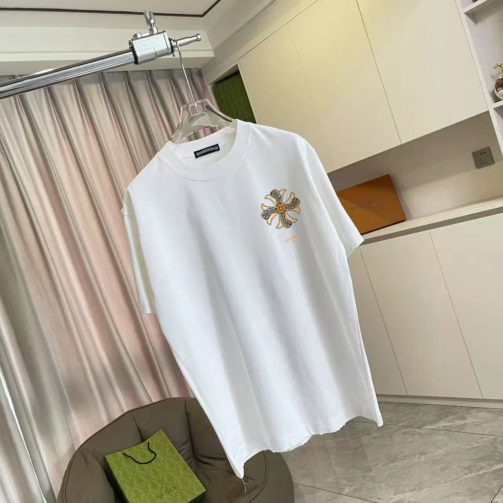 New Cross printed short sleeved T-shir