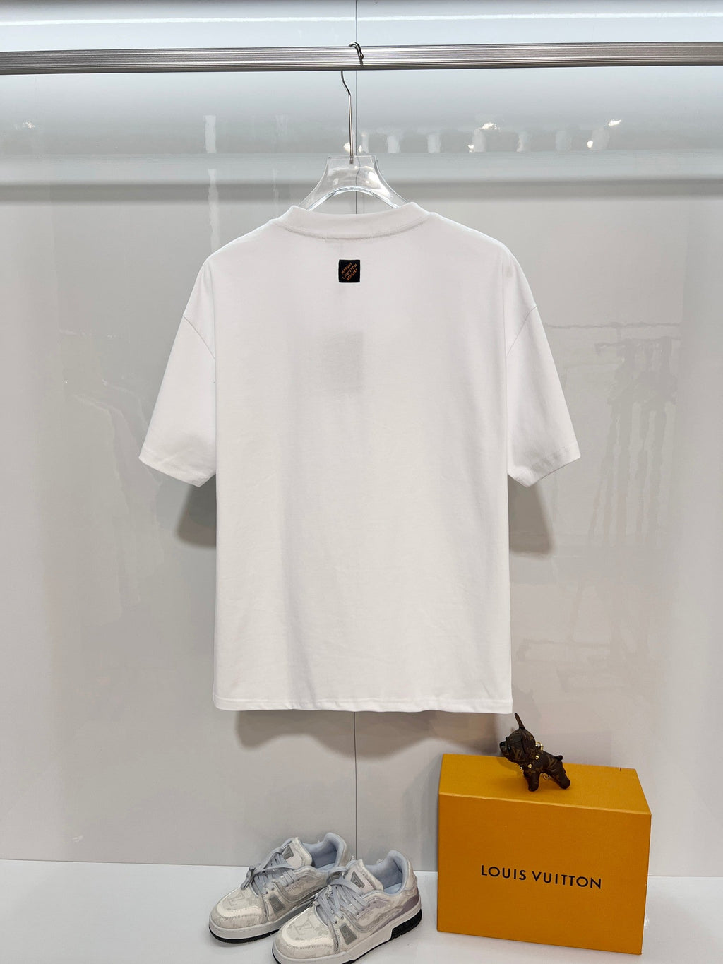 New woven floral pocket short sleeved shirt