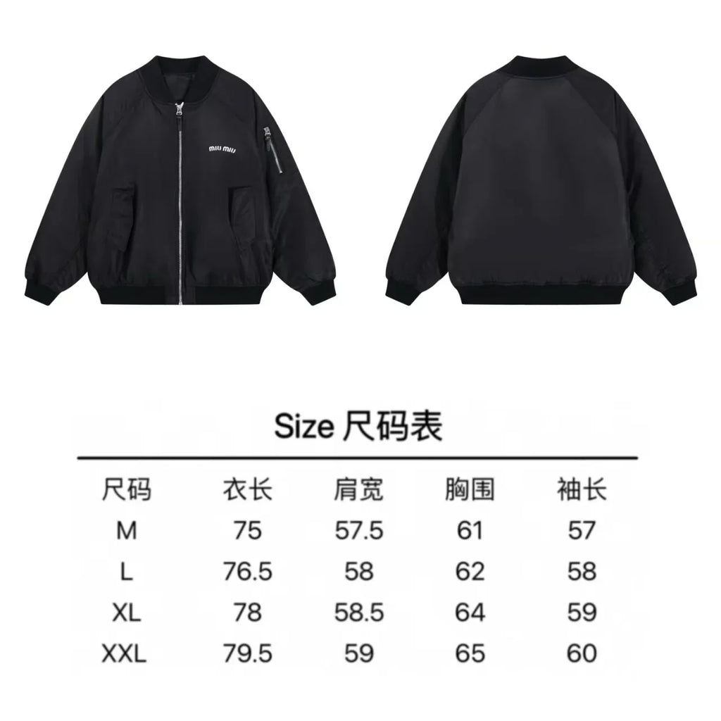 New offset letter coat cotton jacke