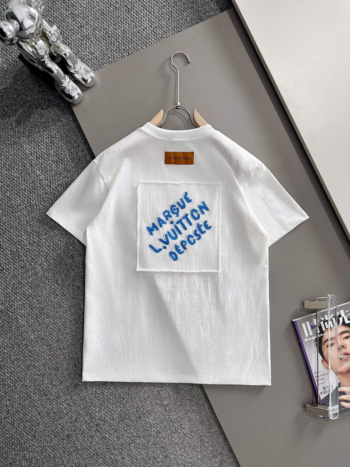 Shadow Letter Embroidered T-Shirt