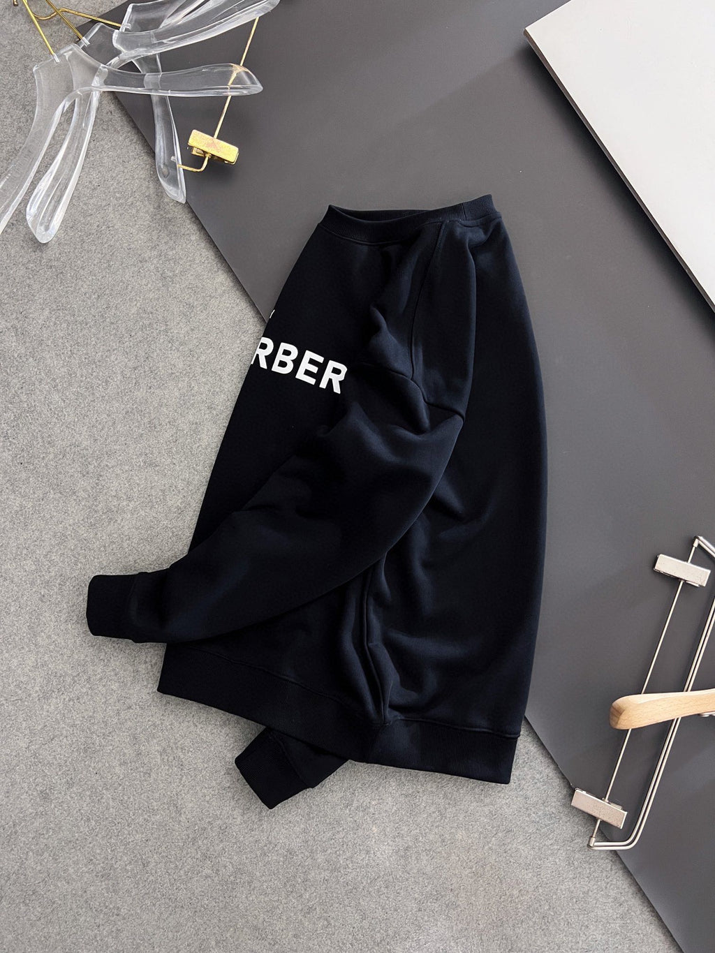New printed pullover round neck hoodie