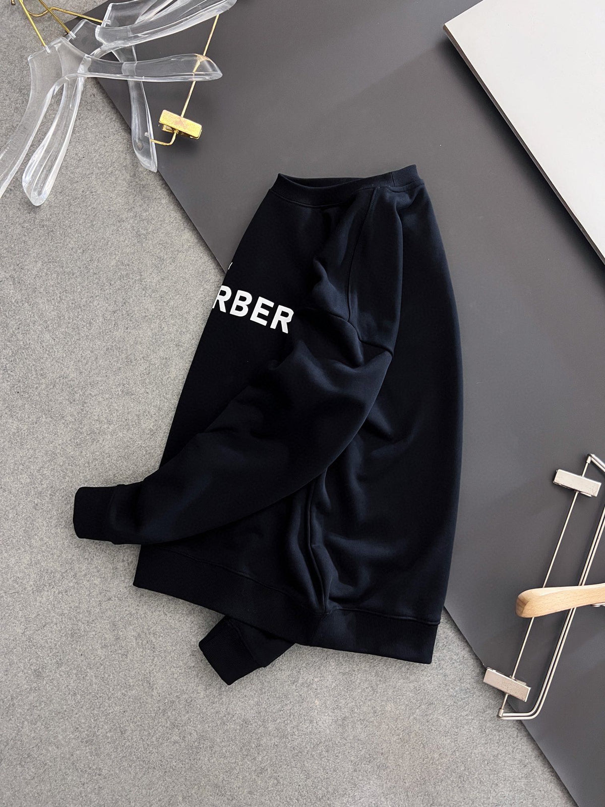 New printed pullover round neck hoodie