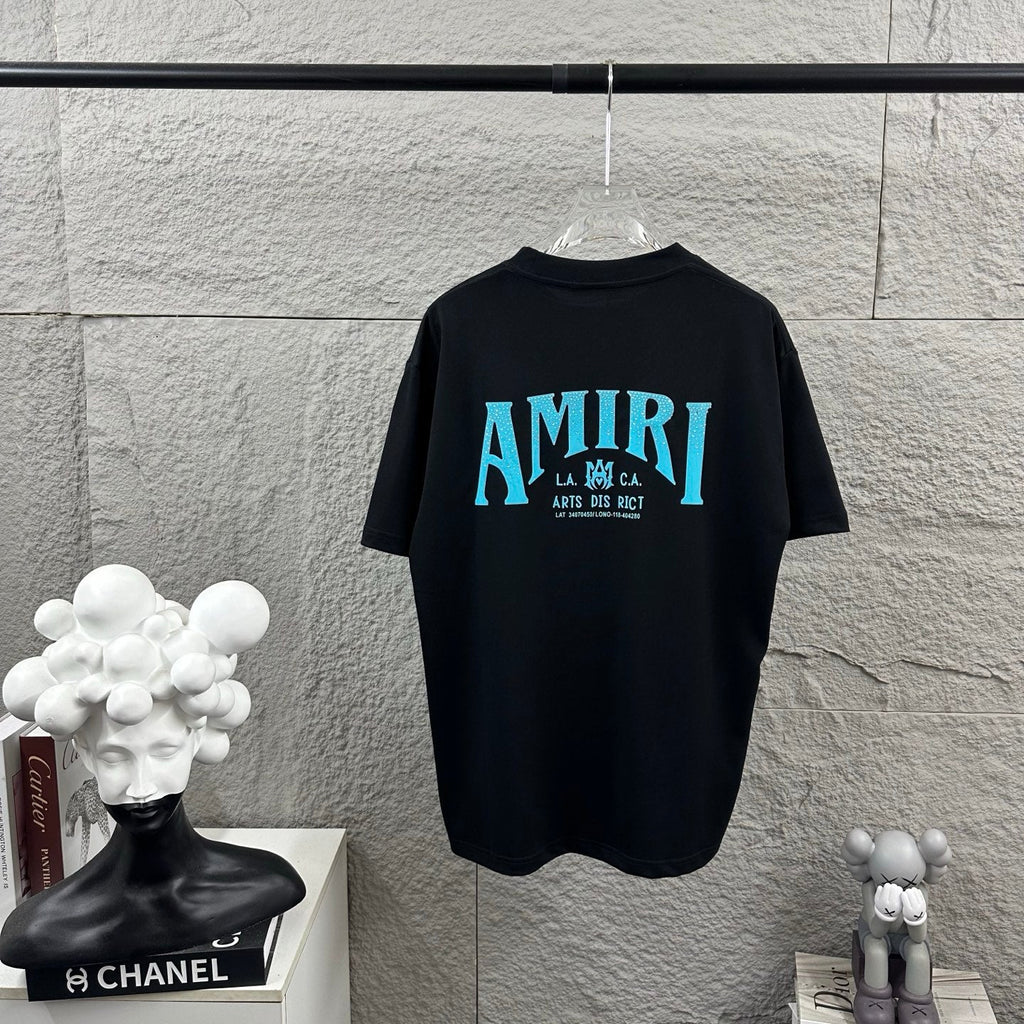 Classic letter hot stamping+plush technology unisex T-shirt