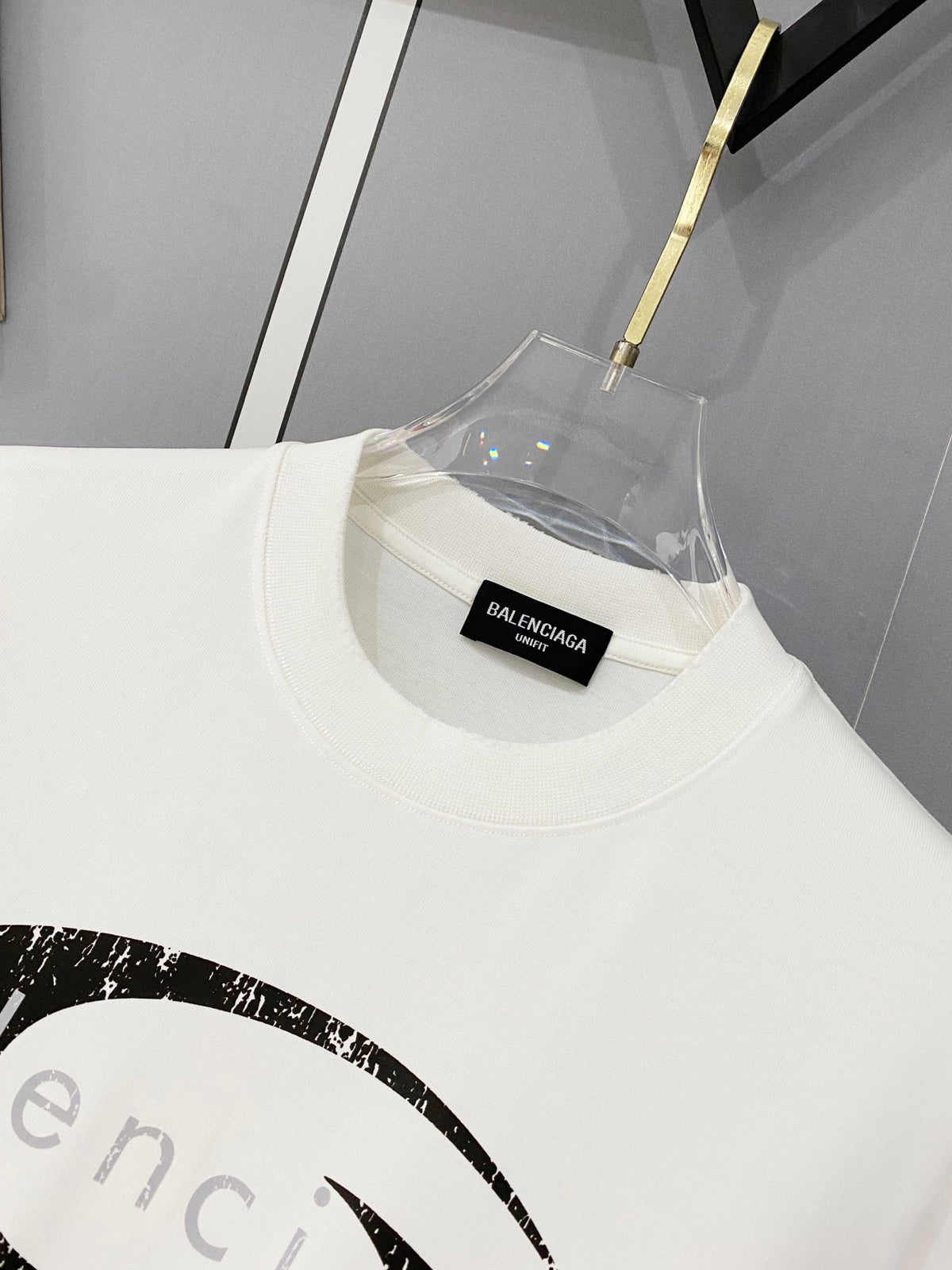 Classic letter printed pure cotton T-shirt