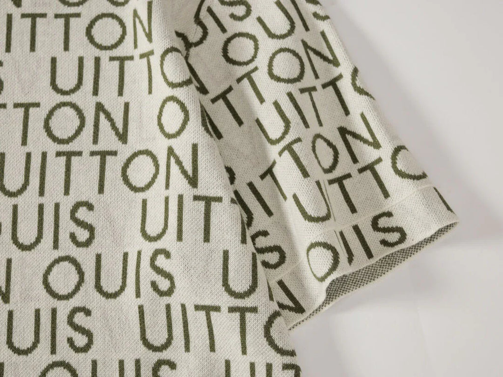 All-Over Print Knit T-Shirt