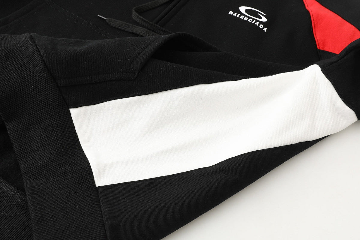 Co branded series cotton zipper long sleeved casual hooded sweatshirt jacket