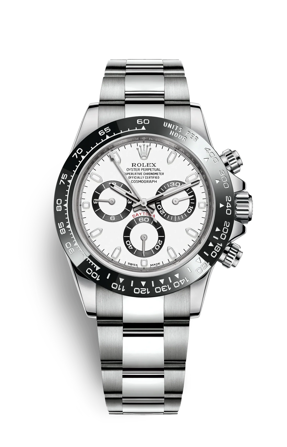Chronograph -CLASSICAL WATCH-White- Quartz-40mm