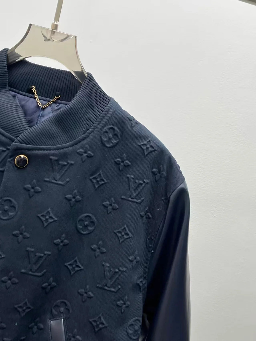 New embossed baseball jacket