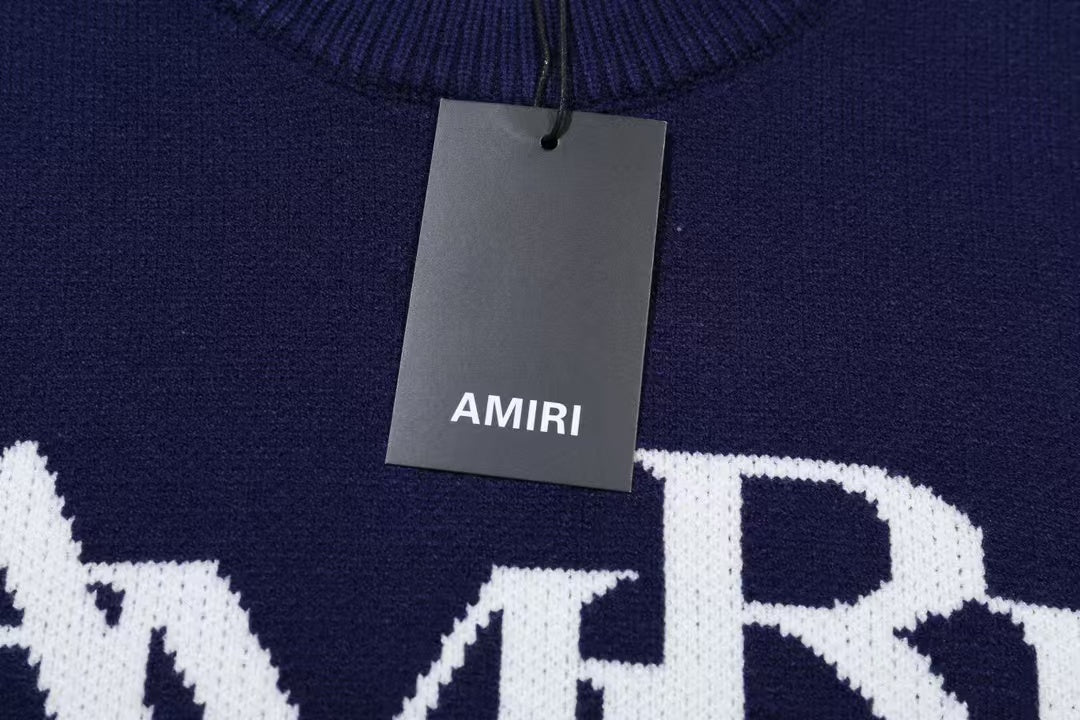 New letter jacquard sweater