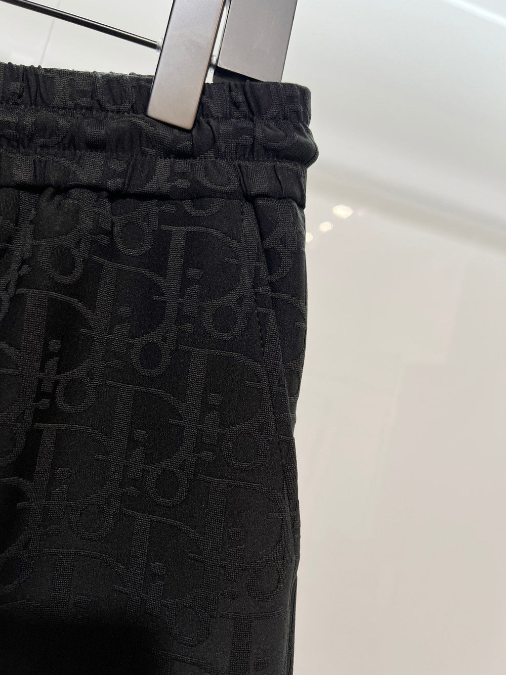 Full of floral letters, towel, jacquard casual shorts