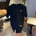 26ss new embroidery craft logo letter short sleeved shirt