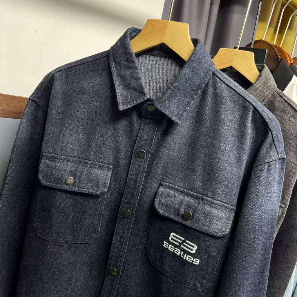 New letter pattern denim