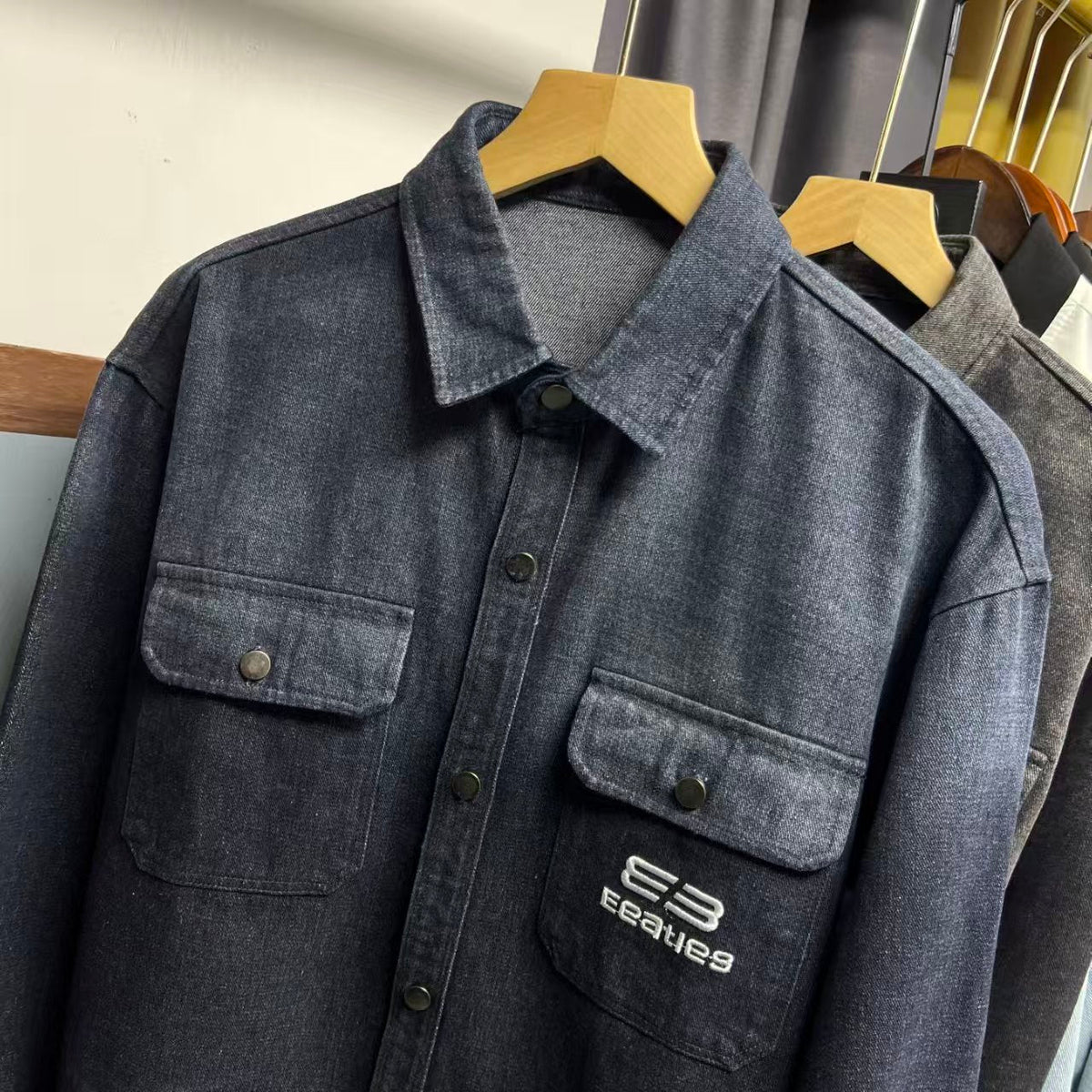 New letter pattern denim