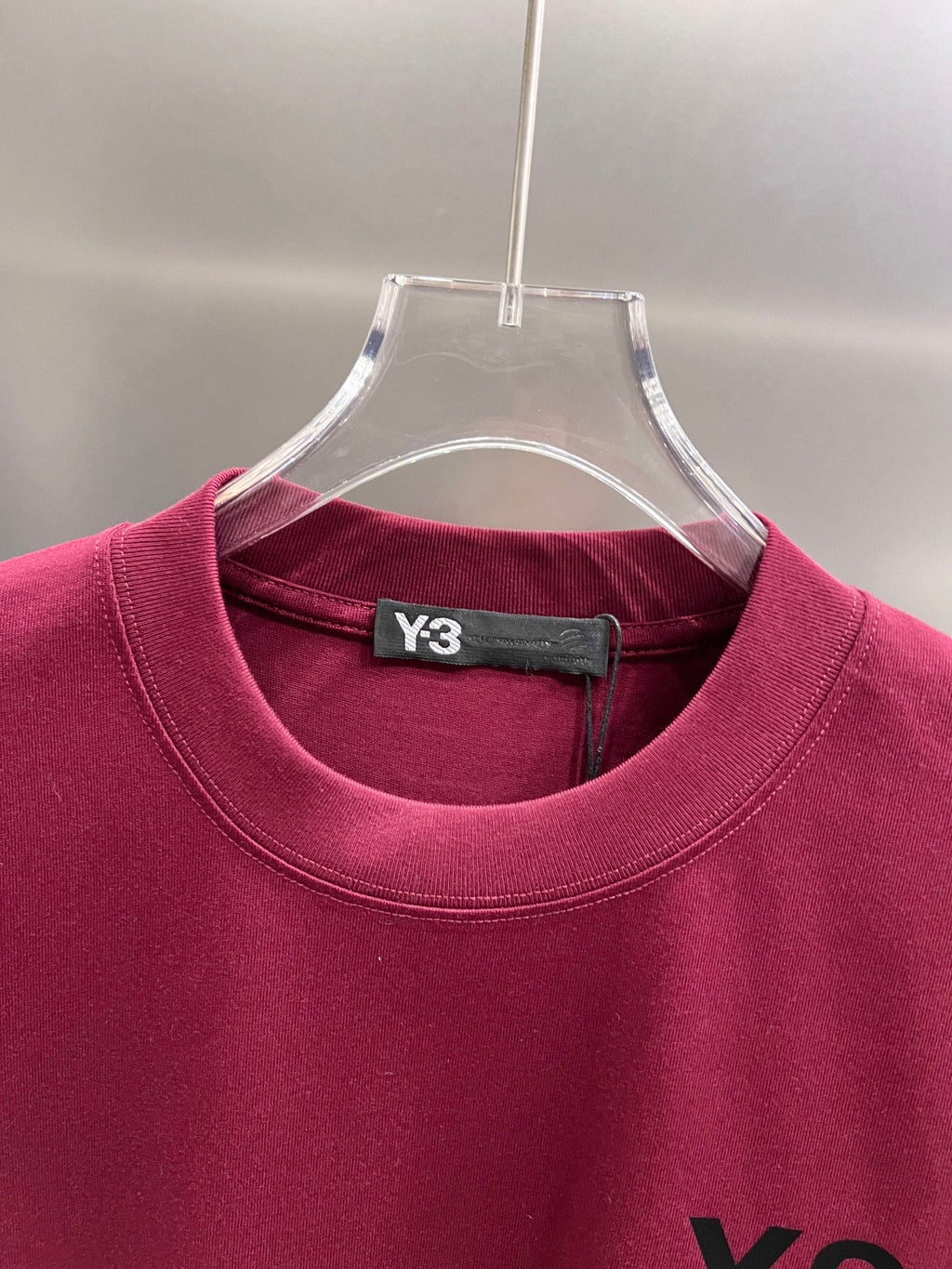 Signature letter 3D craft short sleeved T-shirt