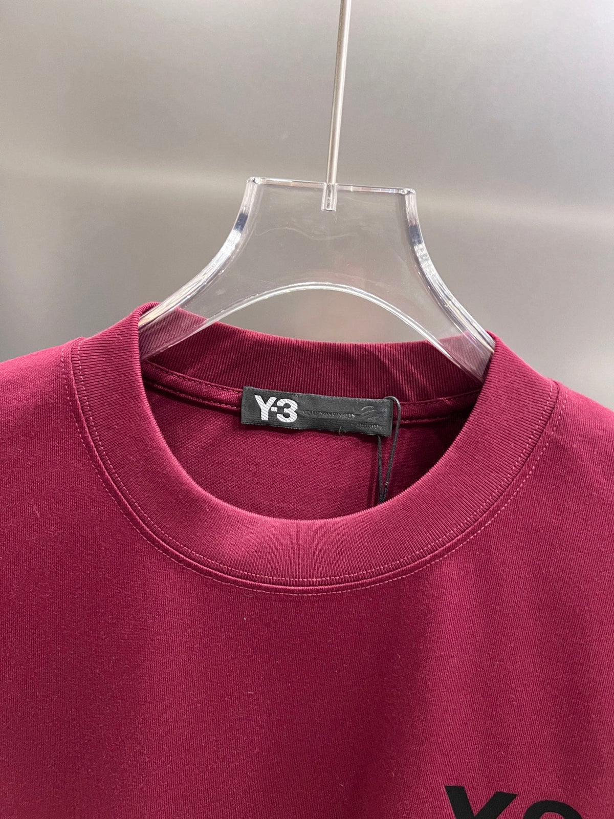 Signature letter 3D craft short sleeved T-shirt