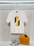 New digital printed letter short sleeves