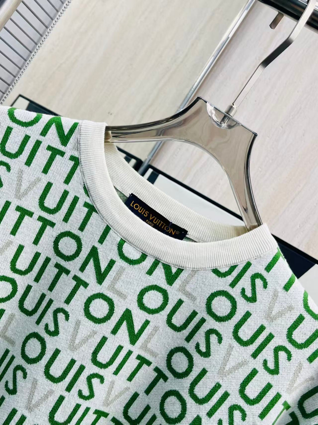 New fully printed knitted base sweater