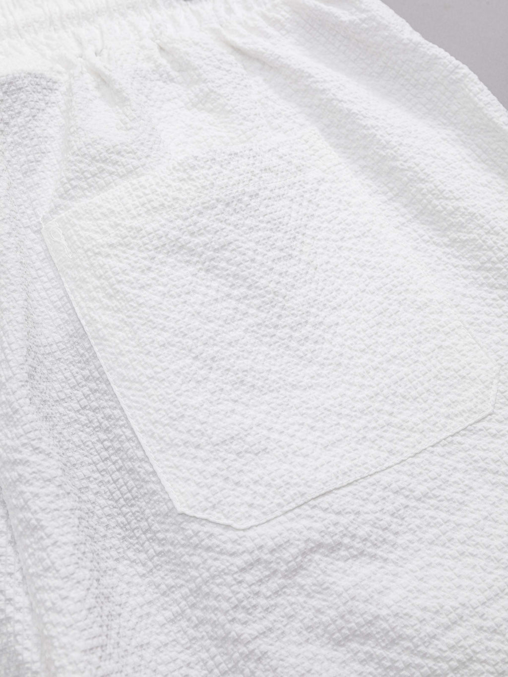 Waffle milk silk quick drying beach shorts