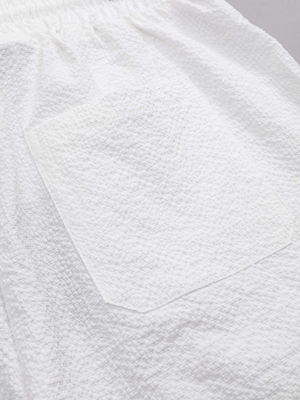Waffle milk silk quick drying beach shorts