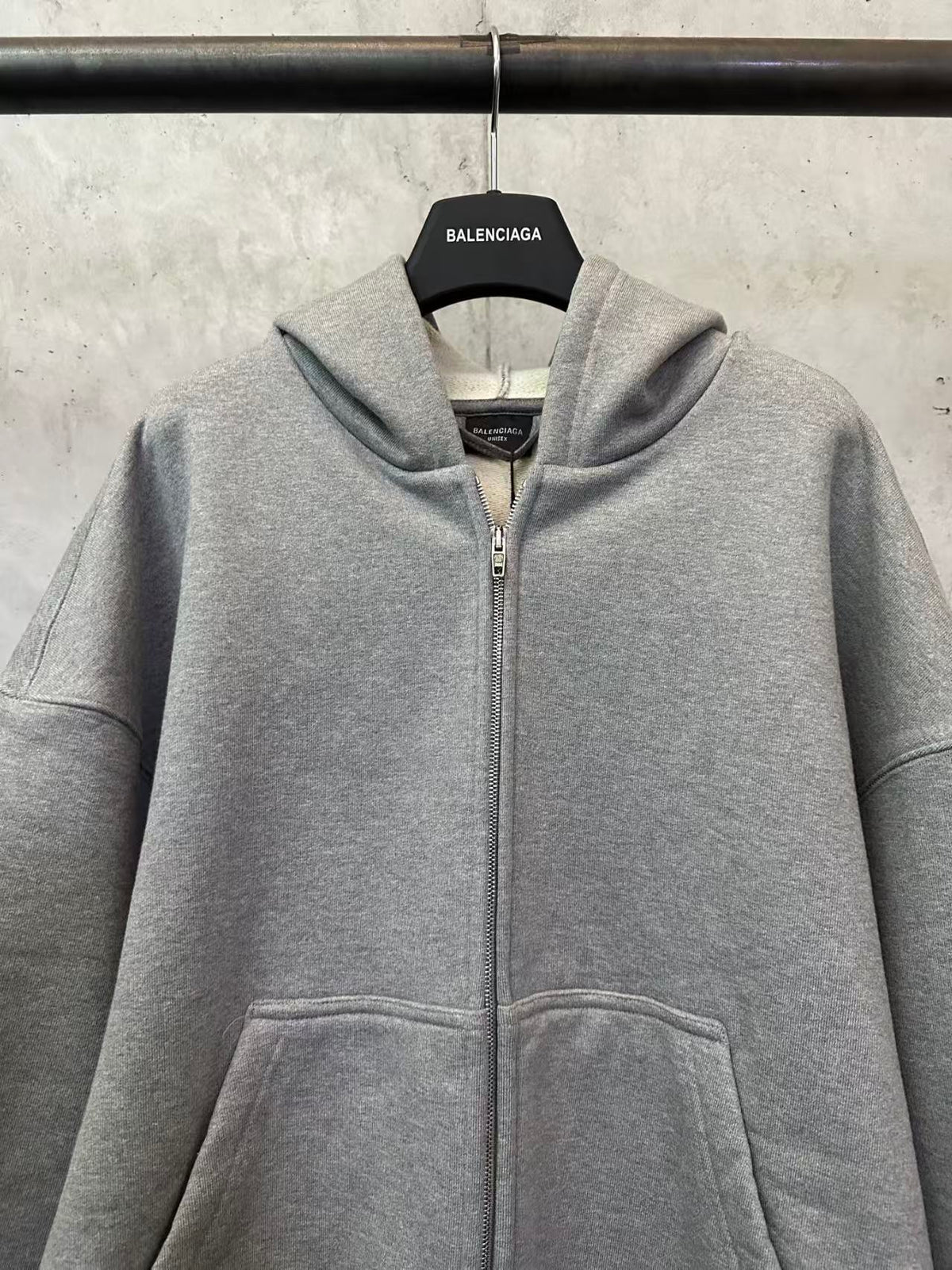 New double ring embroidered hooded jacket