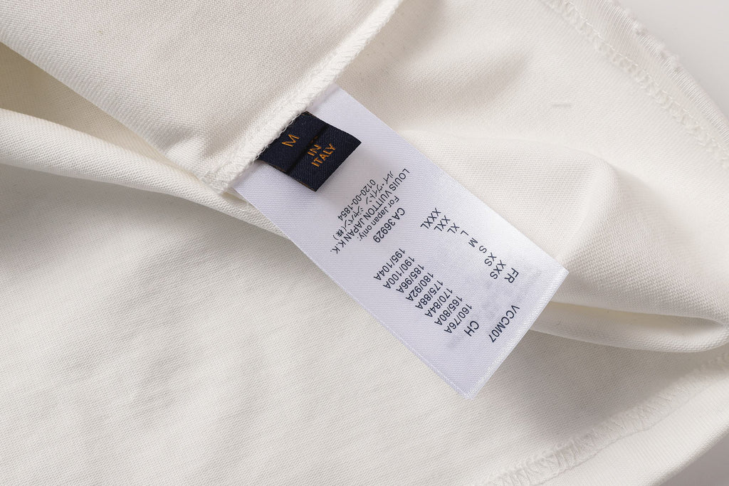 Cotton embroidered short sleeved T-shirt