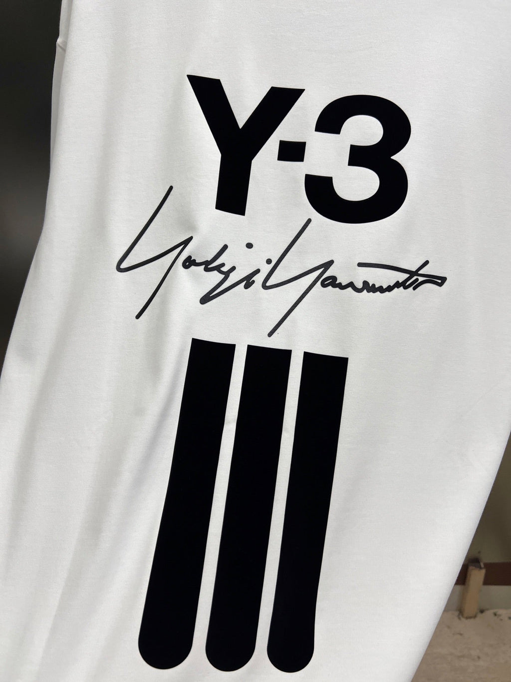 Signature letter 3D craft short sleeved T-shirt