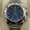Chronograph -C-Factory -Blue - Silver 904L Steel- Automatic 7750 - 40mm