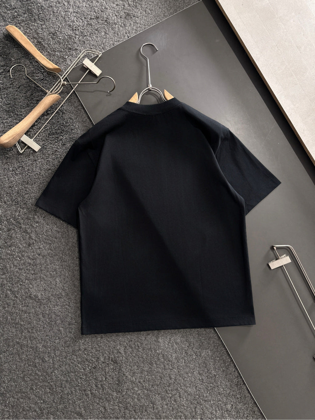 Summer new round neck pure cotton short sleeved T-shirt