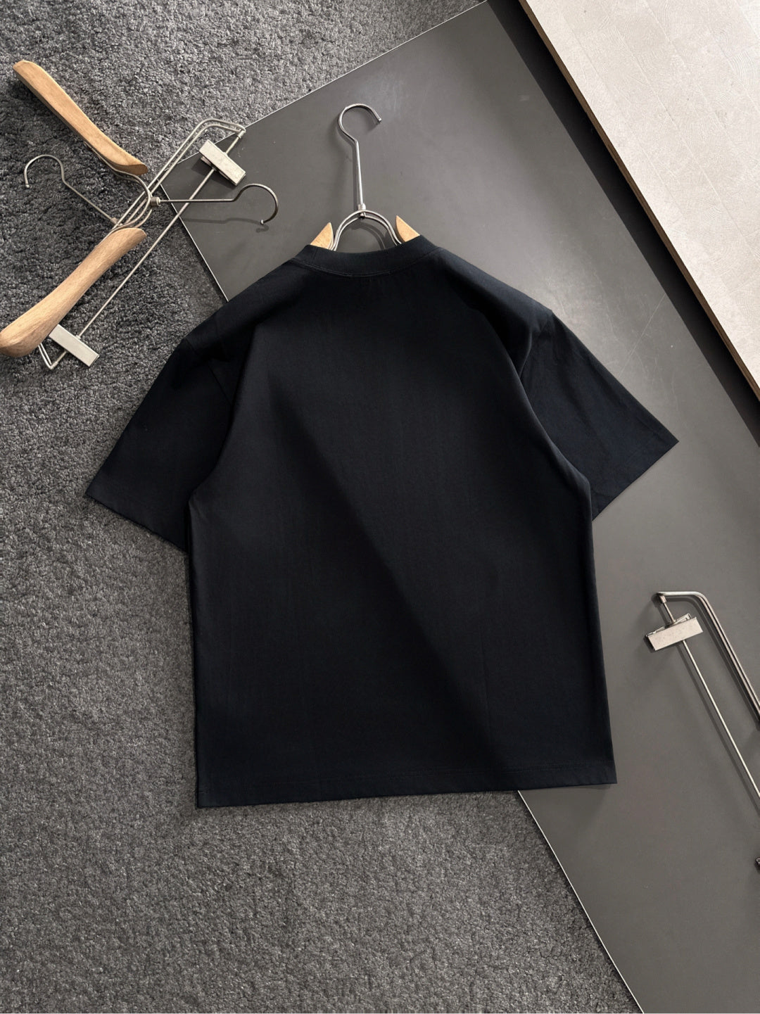 Summer new round neck pure cotton short sleeved T-shirt