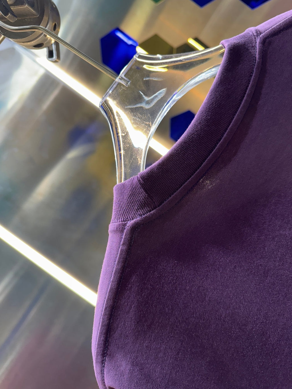 Spring and summer new classic small label color card round neck couple short sleeved T-shir