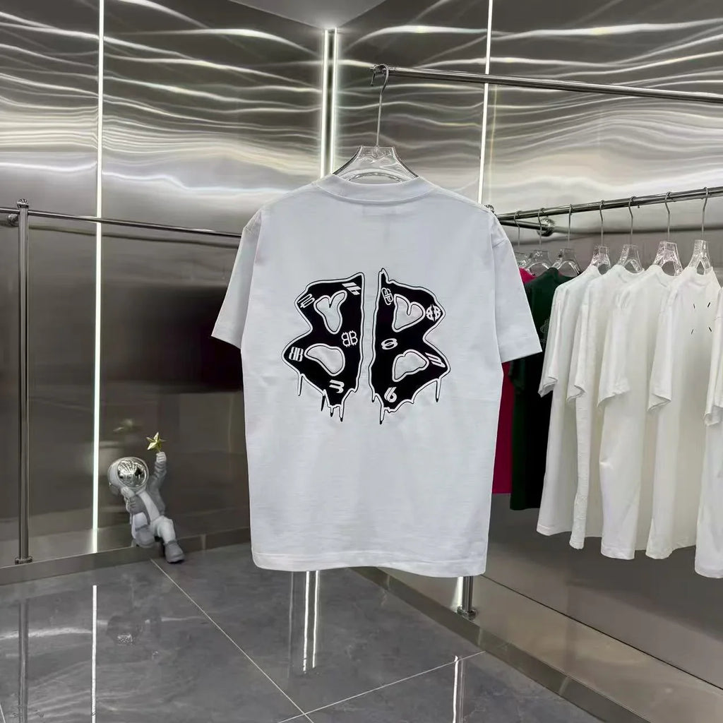 New flocking short sleeved T-shirt