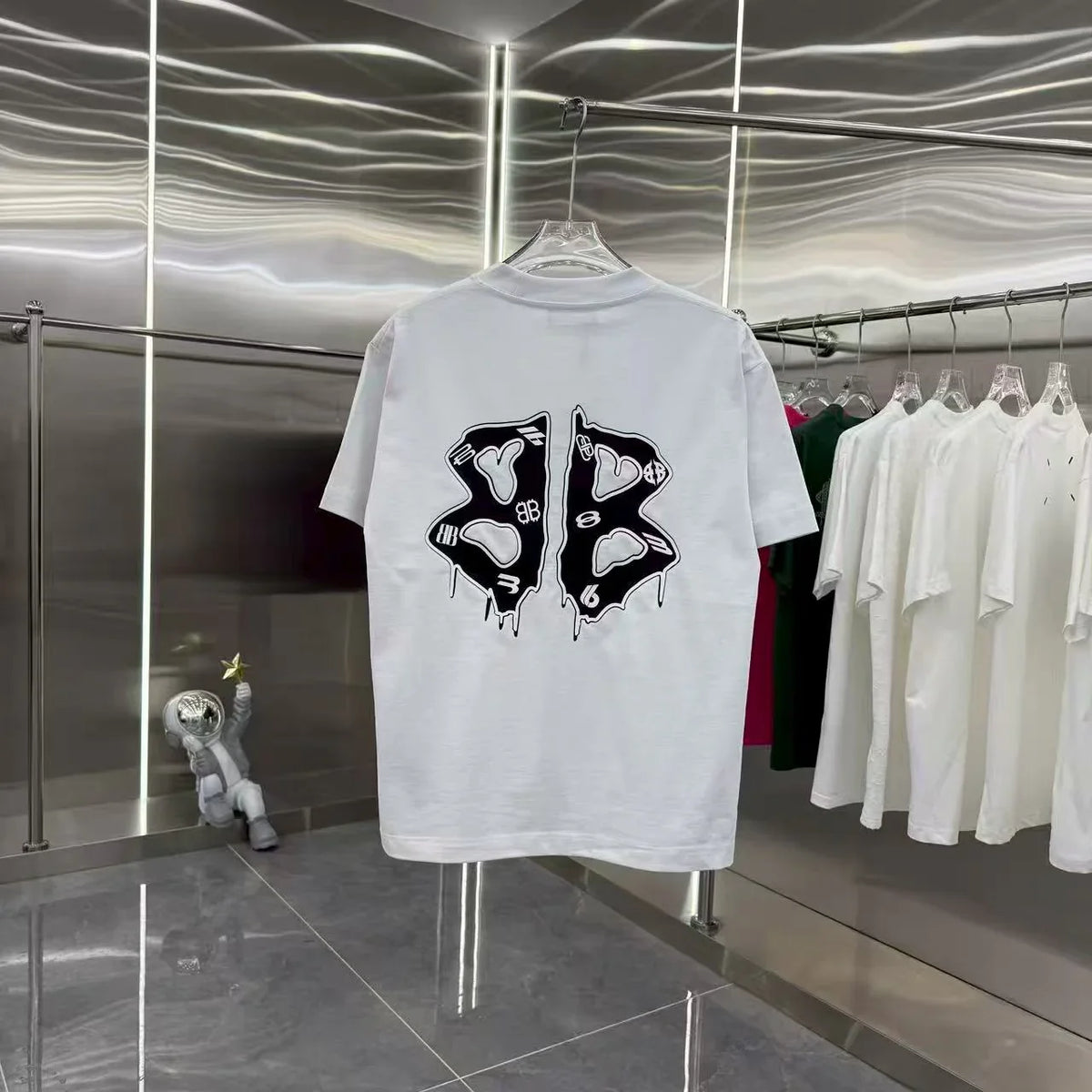 New flocking short sleeved T-shirt