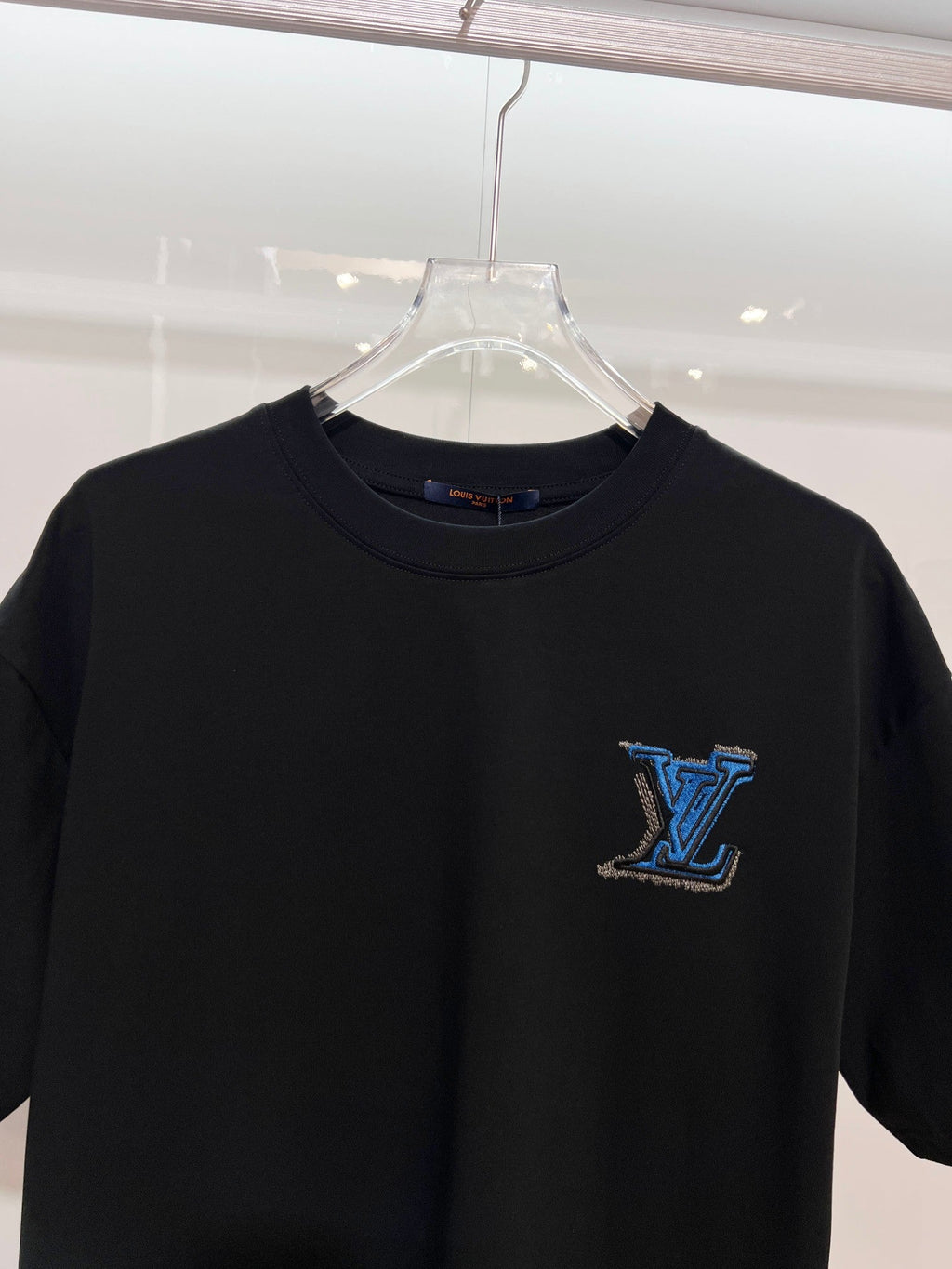 Heavy Industry Layered Embroidered Letter T-shirt