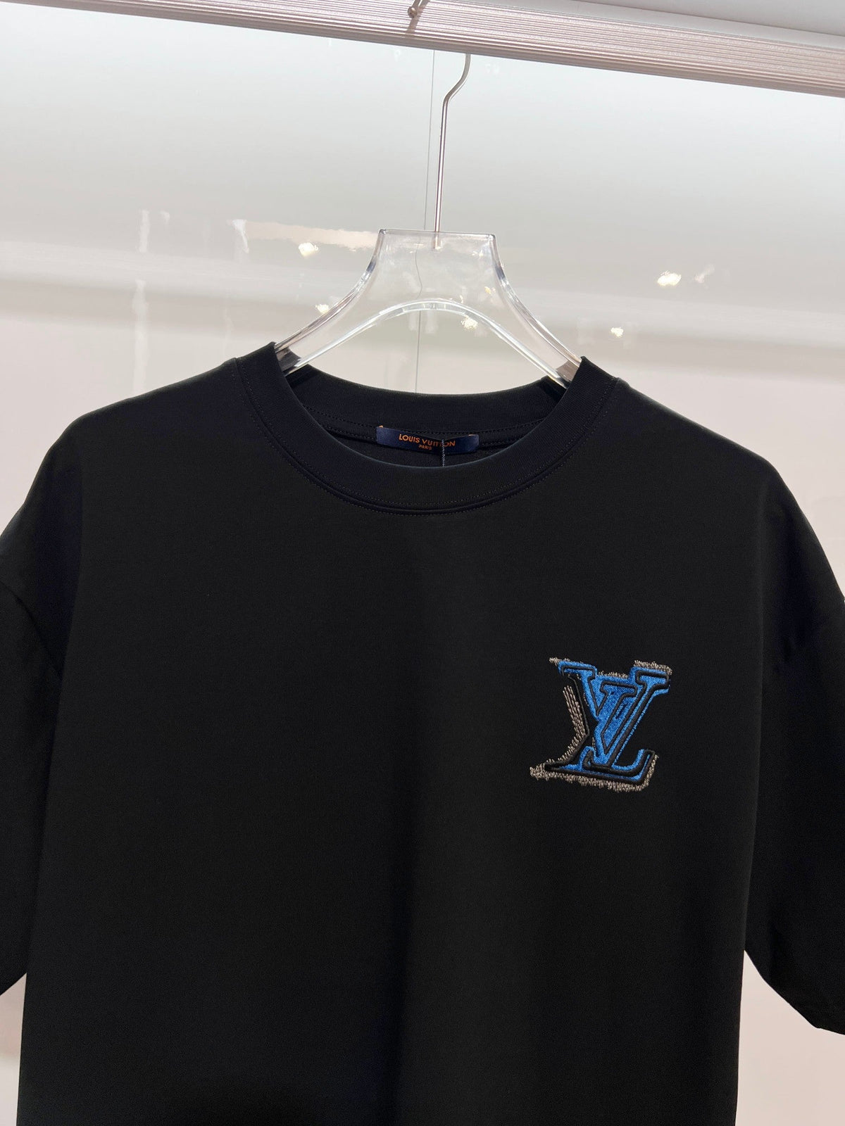 Heavy Industry Layered Embroidered Letter T-shirt