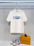 New Cat Embroidered Short Sleeves