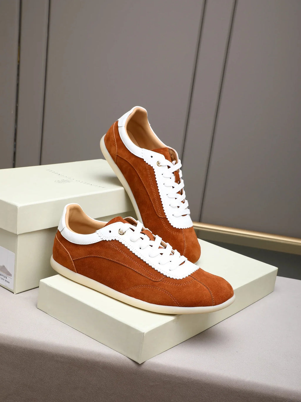 Selected cowhide upper men's shoes