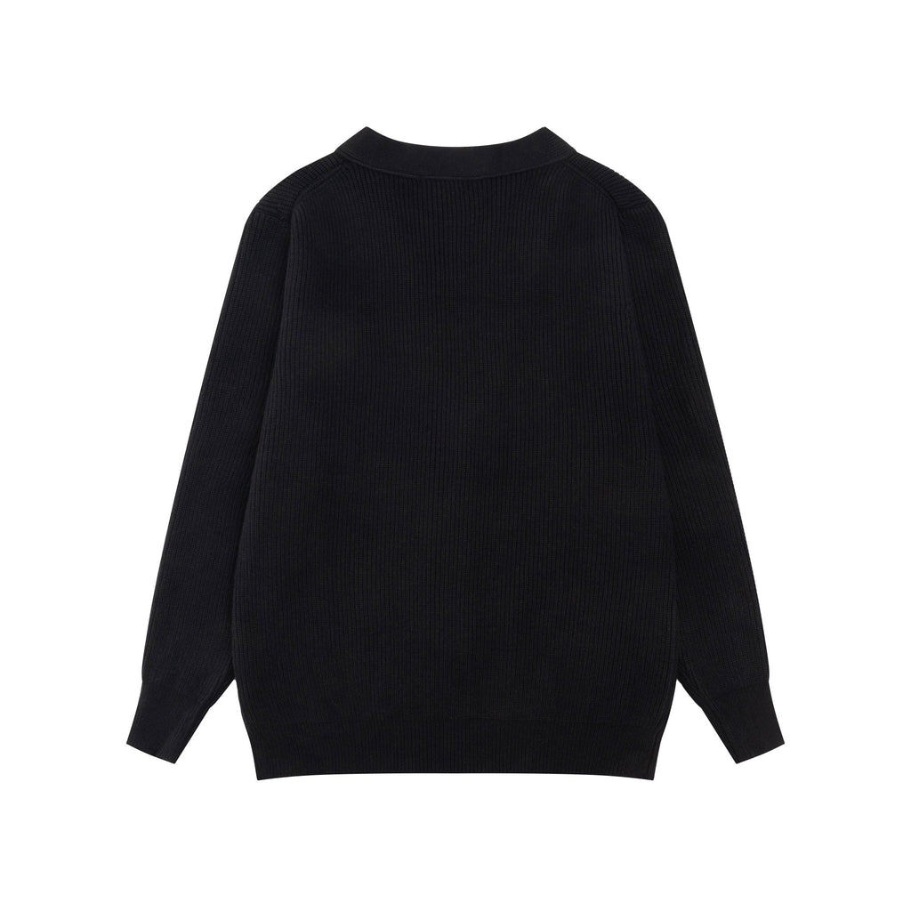 New embroidered logo wool knitted sweater sweater