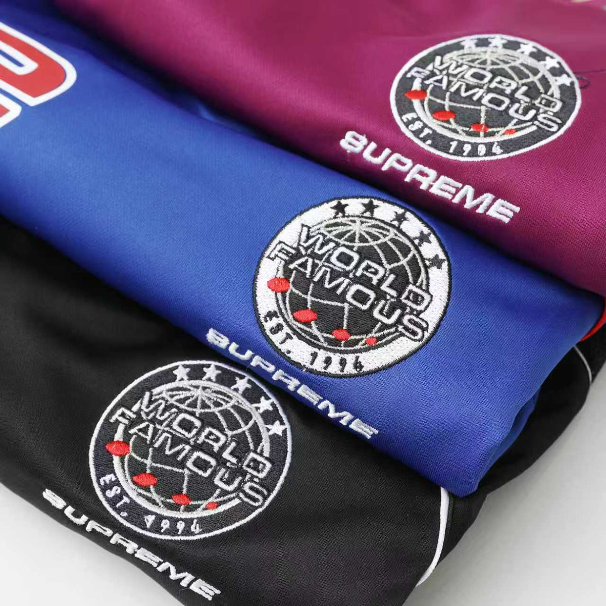 Embroidered patch short sleeved football jersey for both men and women