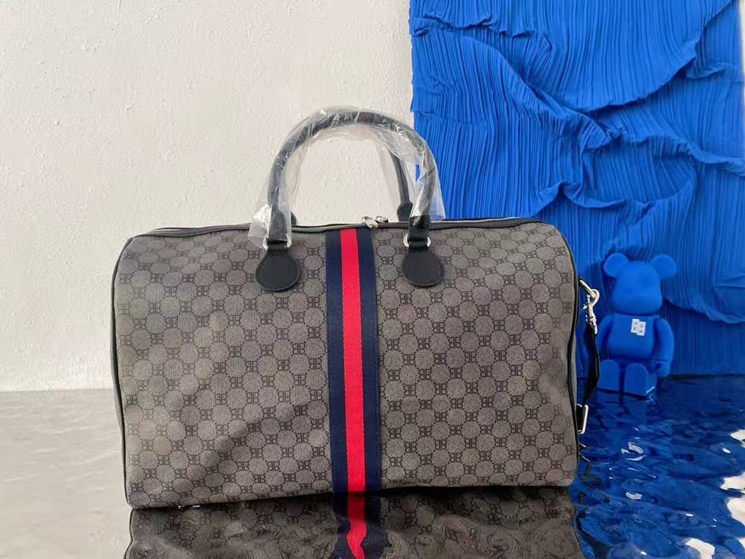 Graffiti coated Century joint travel bag