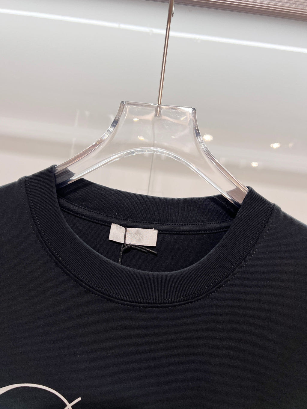 New silver letter short shirt