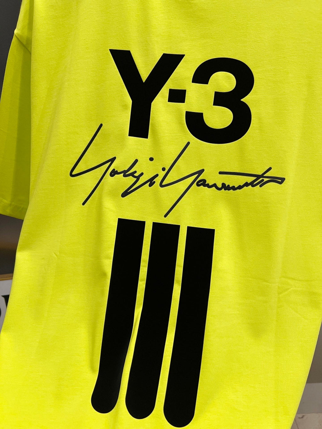 Signature letter 3D craft short sleeved T-shirt