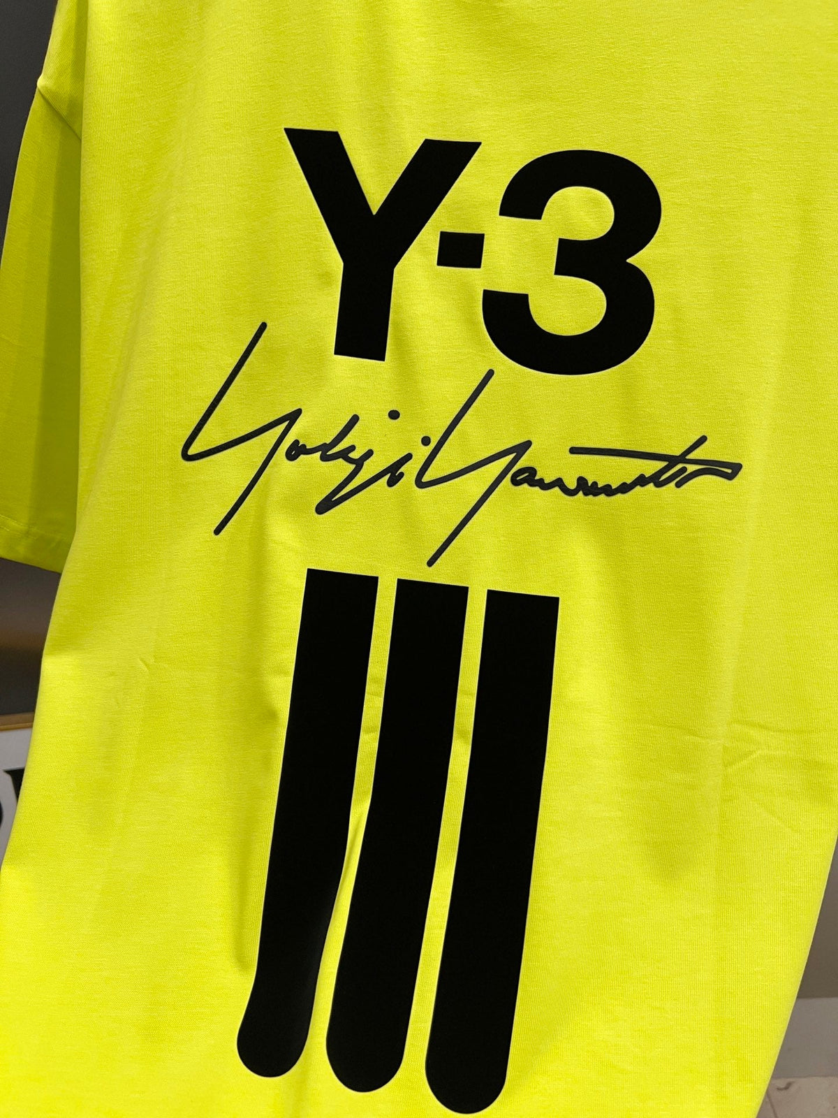 Signature letter 3D craft short sleeved T-shirt