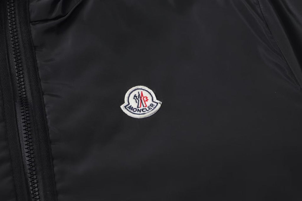 New ribbon splicing hooded jacket