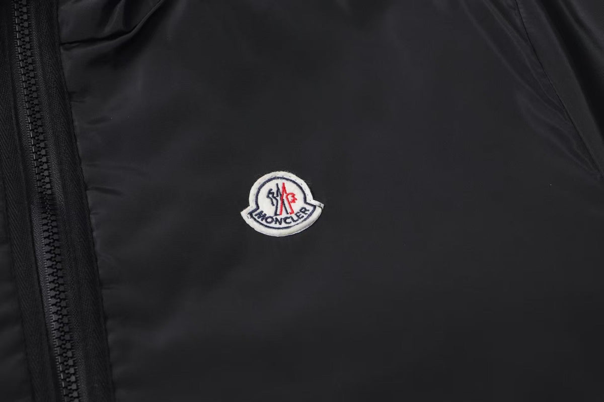 New ribbon splicing hooded jacket