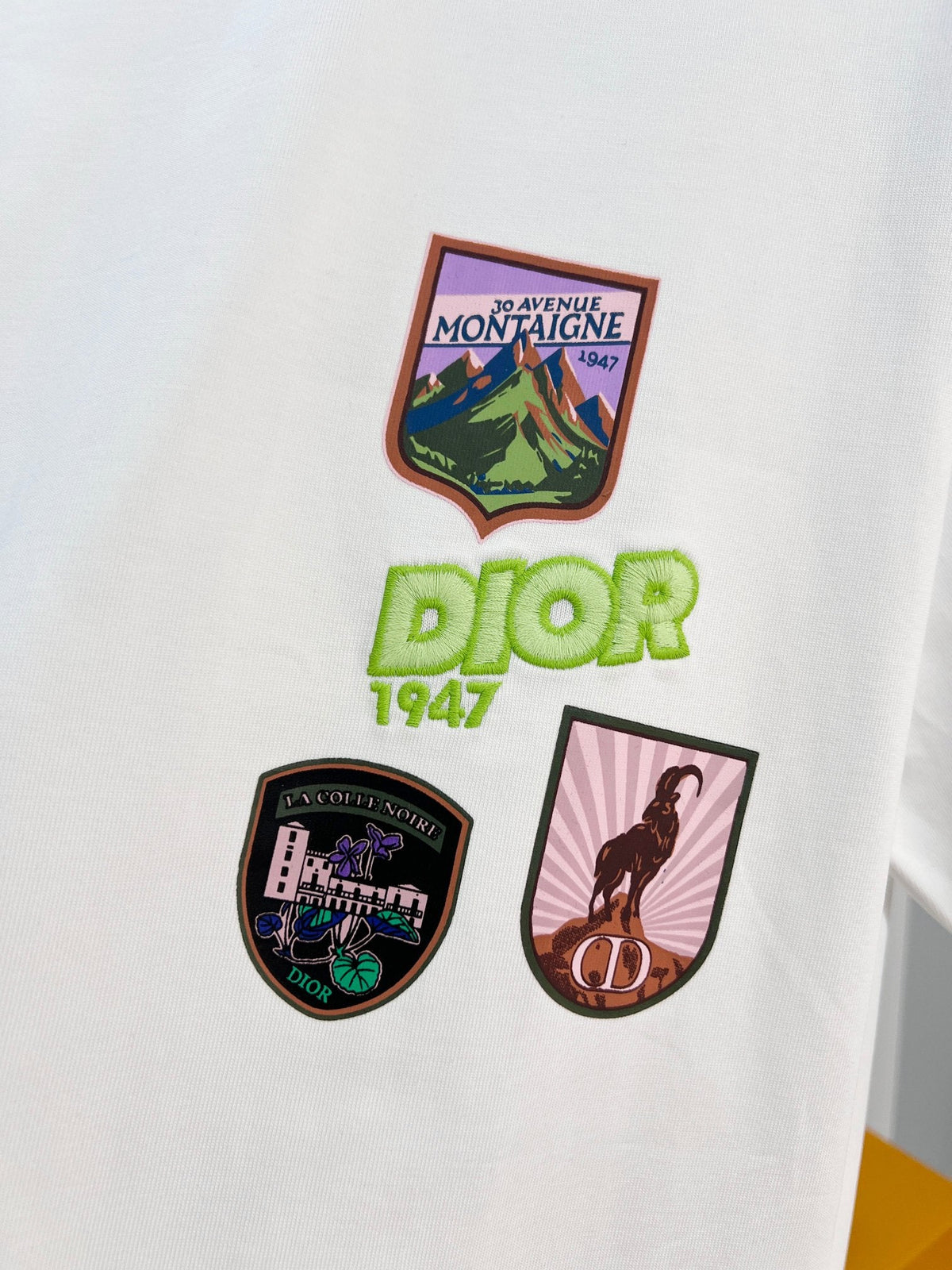 Digital badge letter t-shirt
