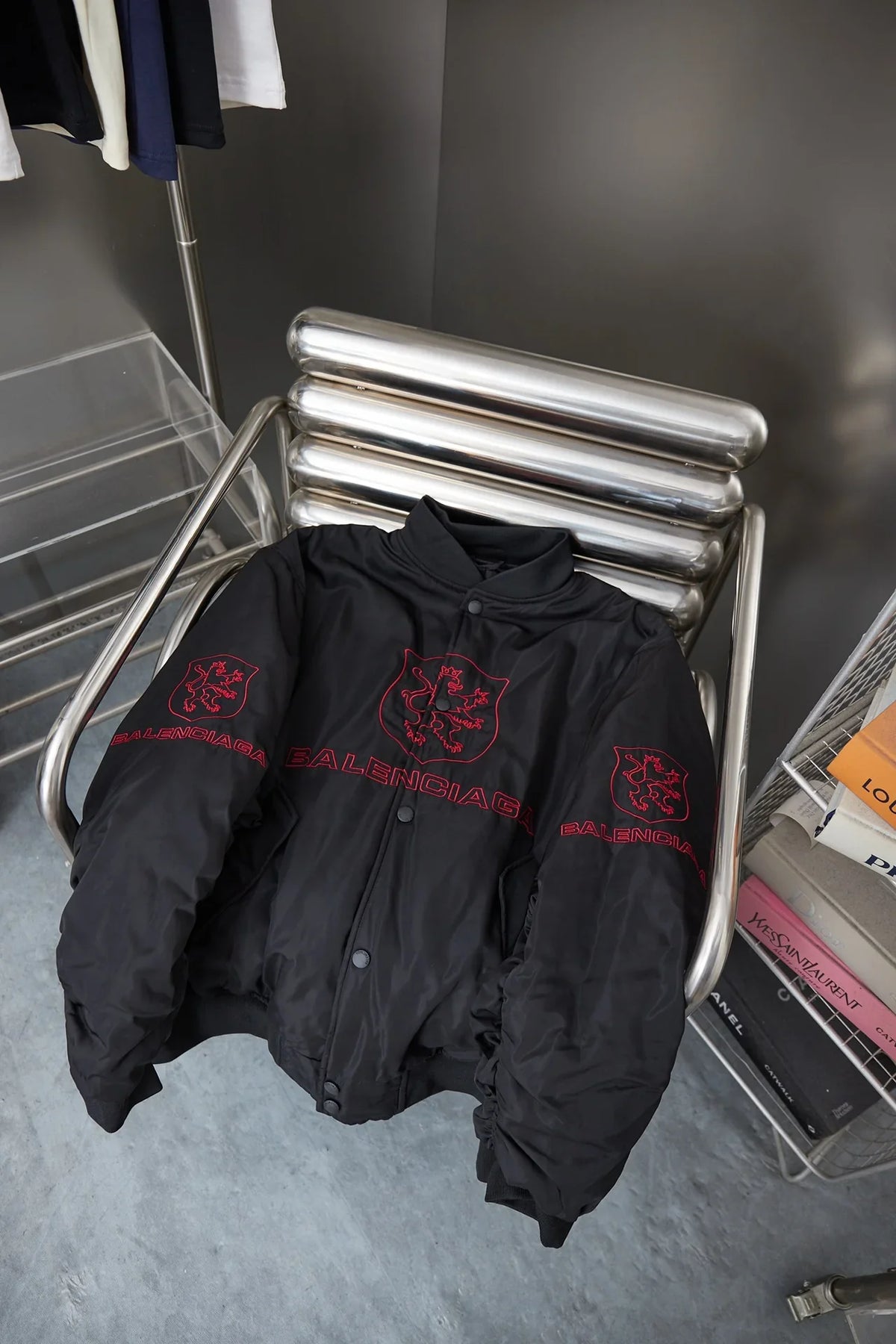 Embroidered baseball flying cotton jacket