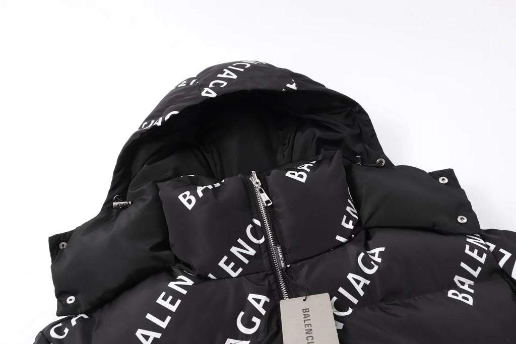 New double-sided printed down and cotton jacket