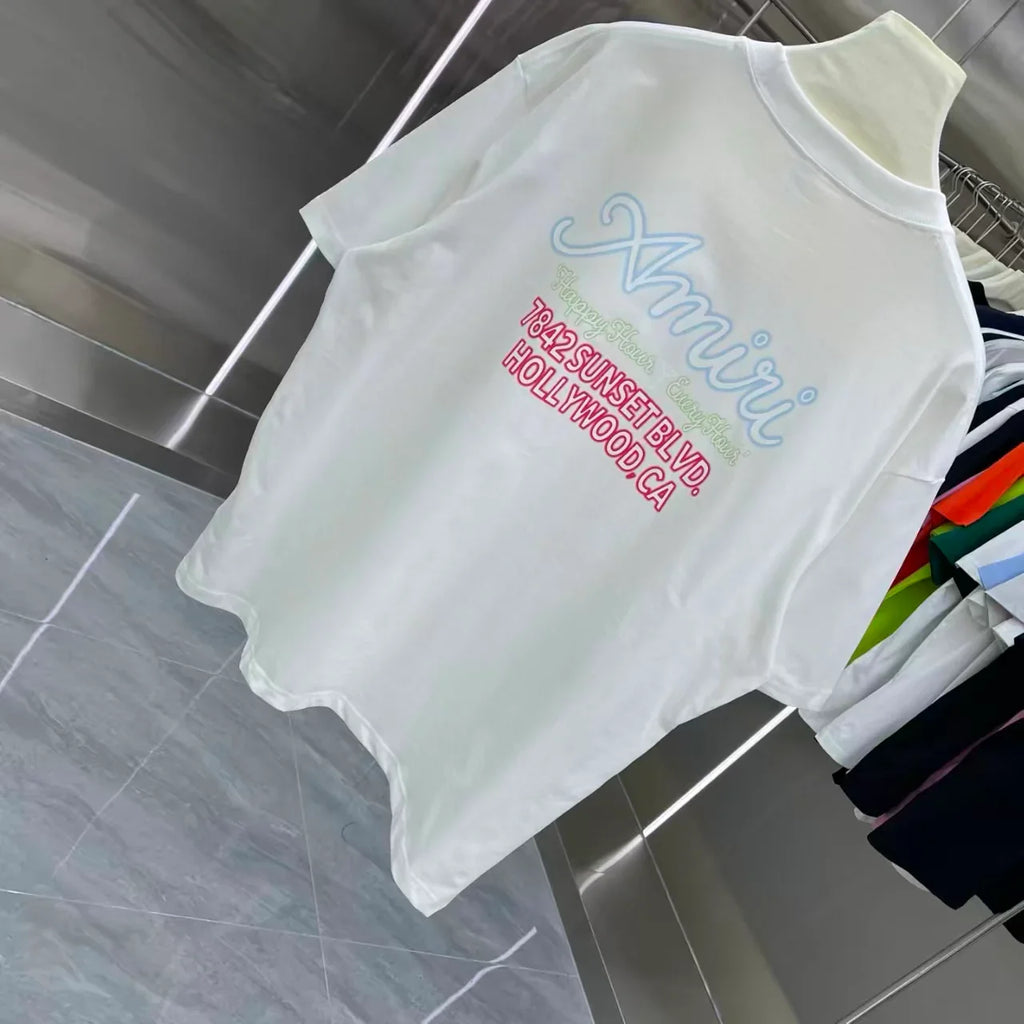 New printed short sleeved T-shirt