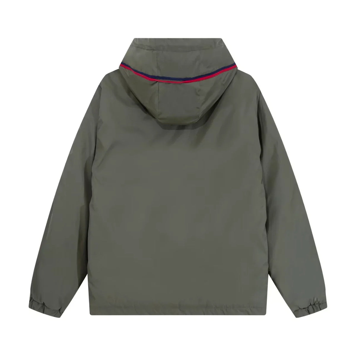 New ribbon splicing hooded jacket